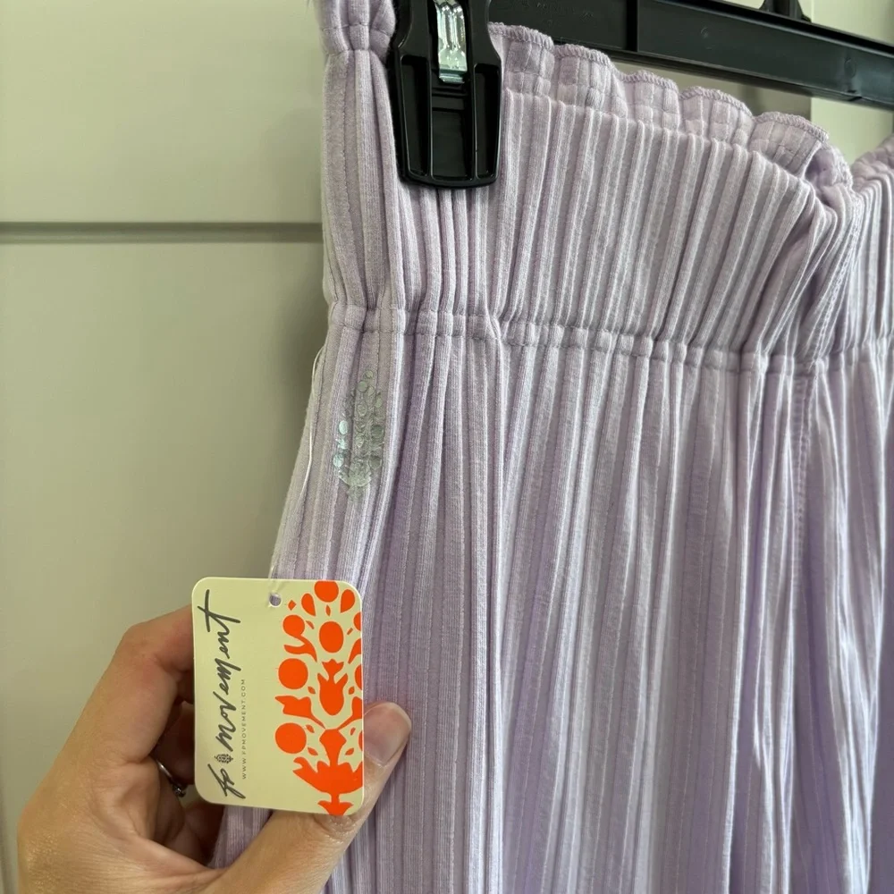 NWT Free People Blissed Out Wide Leg Pants - Picture 5 of 6